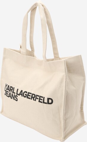 KARL LAGERFELD JEANS Nákupní taška – bílá