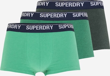 Boxers Superdry en vert : devant