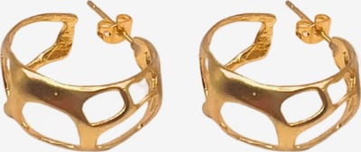 2.5 cm x 2.5 cm dydžio Auskarai 'Golden Grid' iš Les Reines, spalva – Auksas, Prekių apžvalga