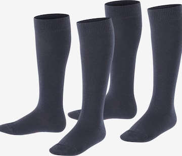 ESPRIT Socks 'Foot Logo 2-Pack' in Blue: front