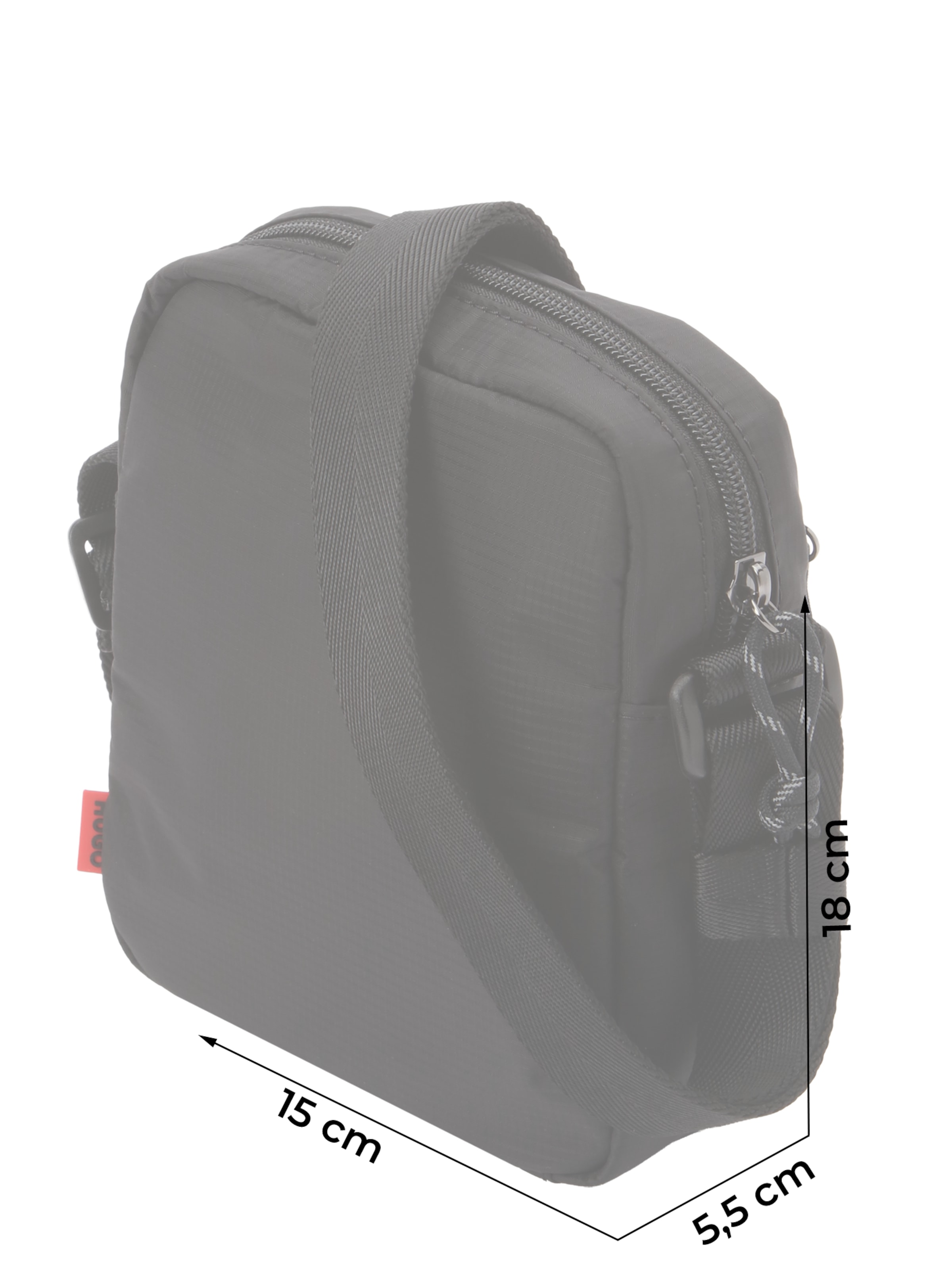 HUGO Válltáska 'EVERETT' - fekete