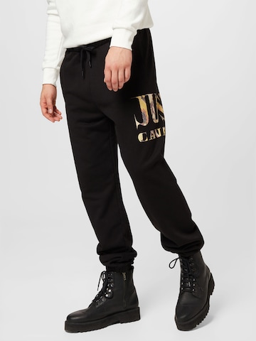 Just Cavalli Regular Trousers in Black: front