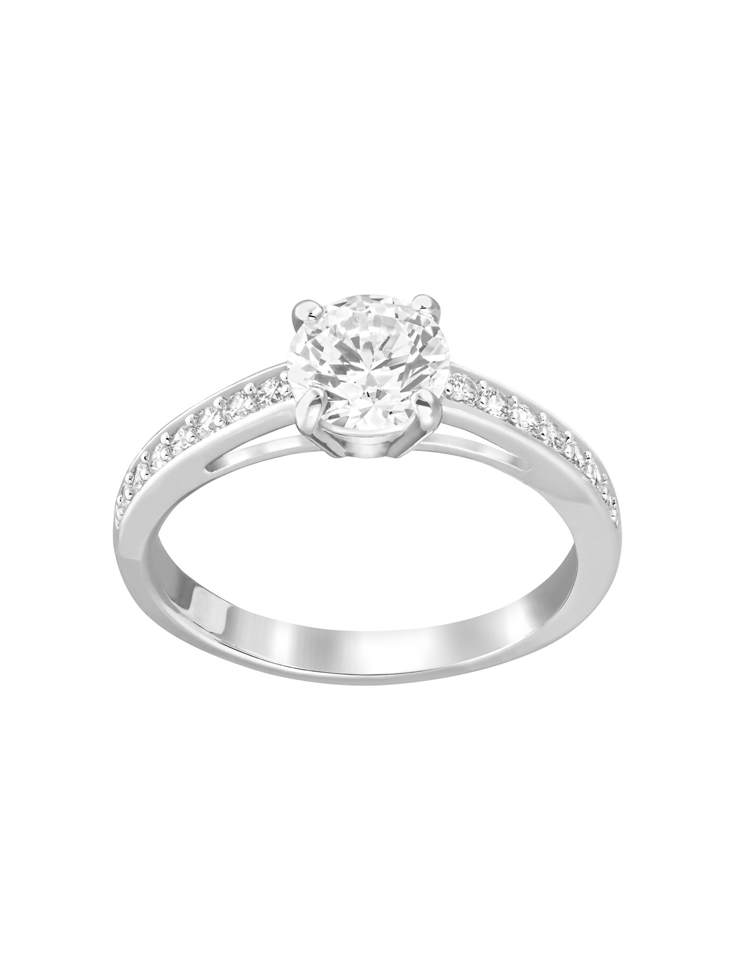 Swarovski Ring in Silber: Vorderseite