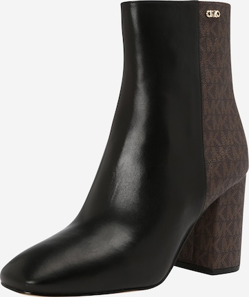 MICHAEL Michael Kors Ankle Boots 'PERLA' in Black: front