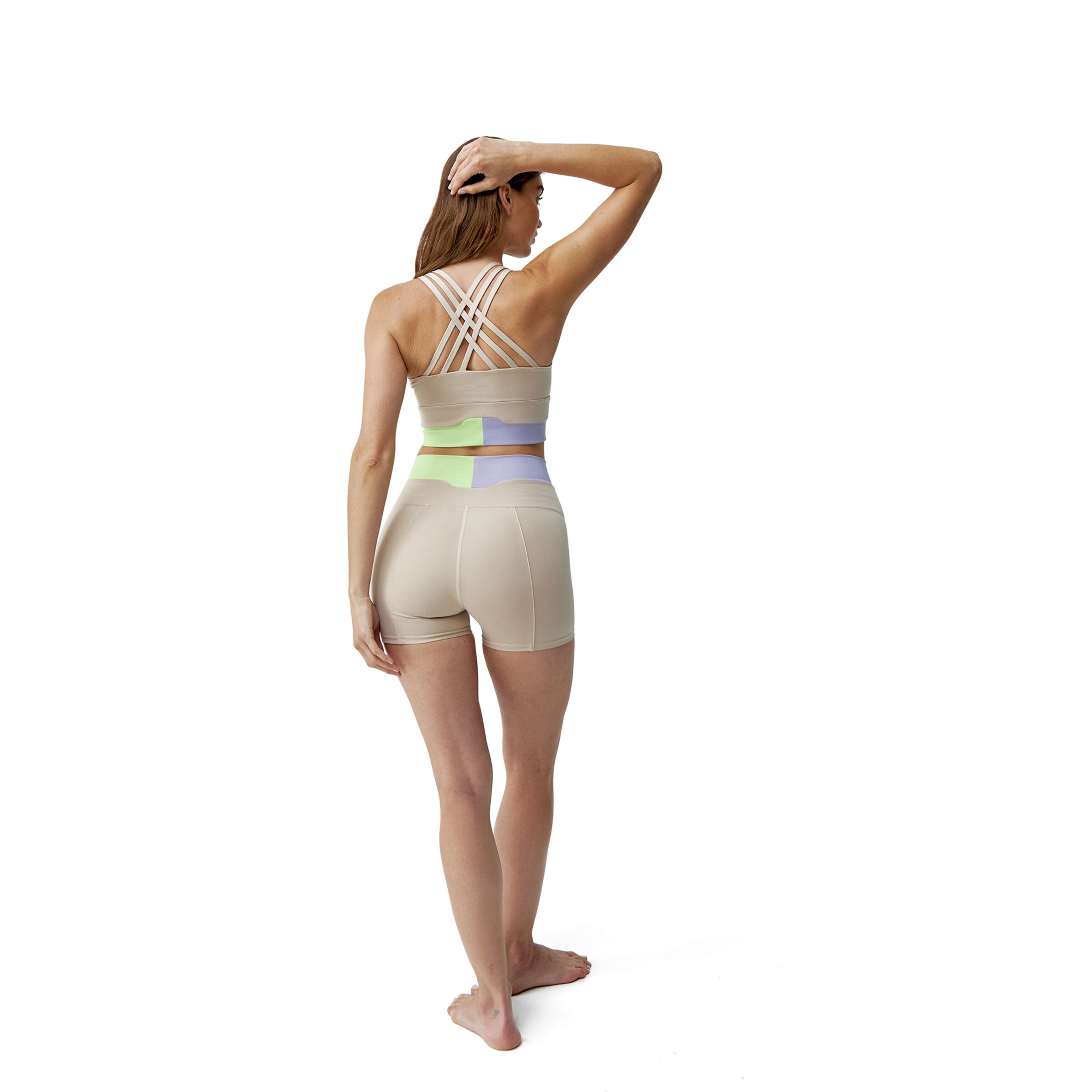 Born Living Yoga Sports top 'Kalinda' in Beige