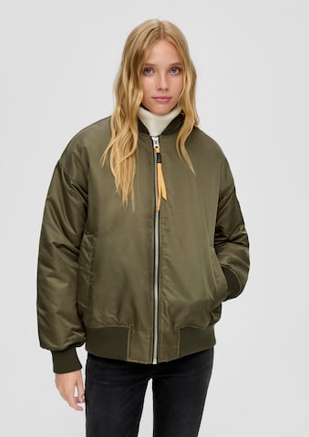 QS Between-Season Jacket in Green: front