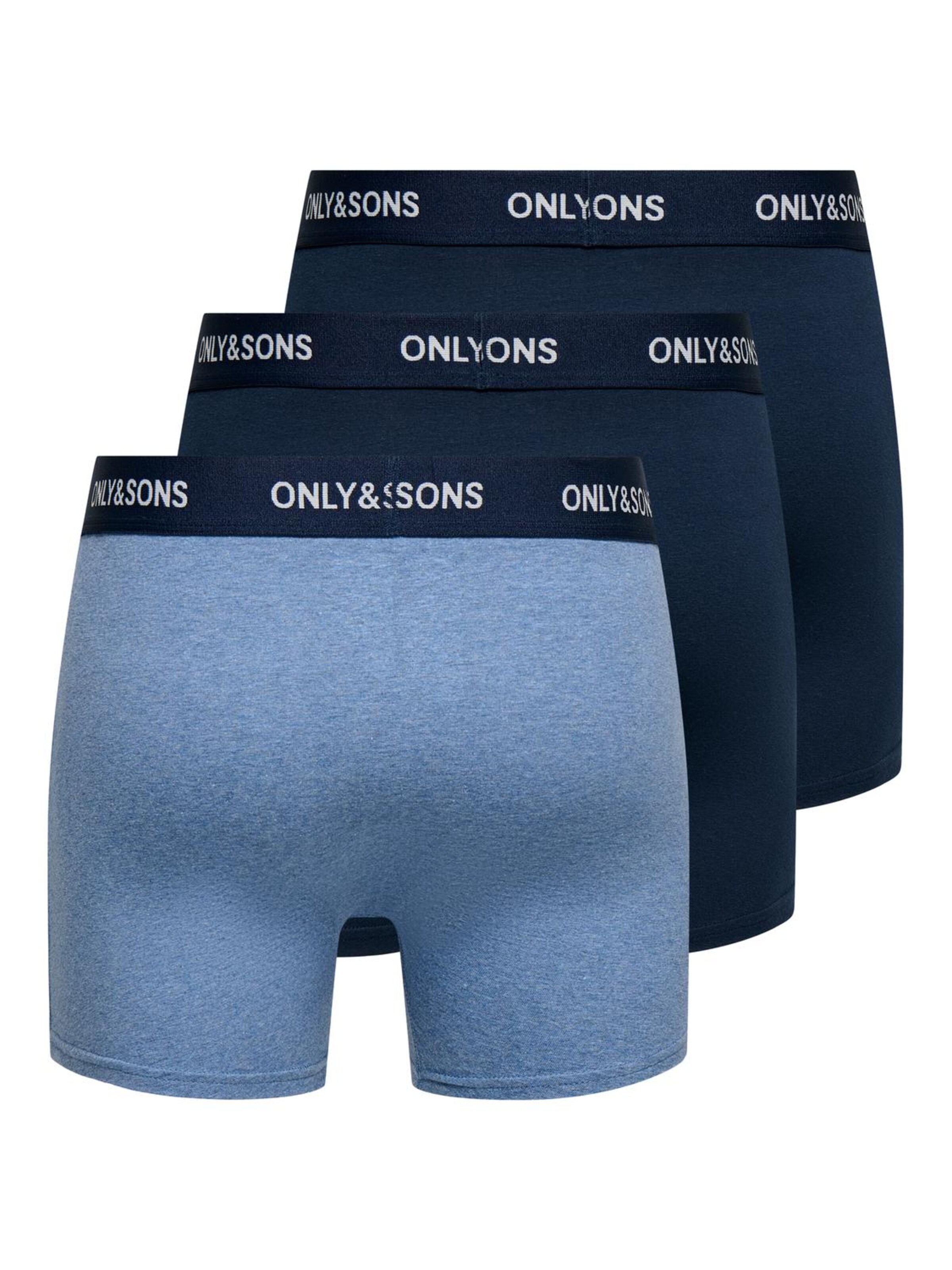 Only & Sons Boxer shorts in Blue