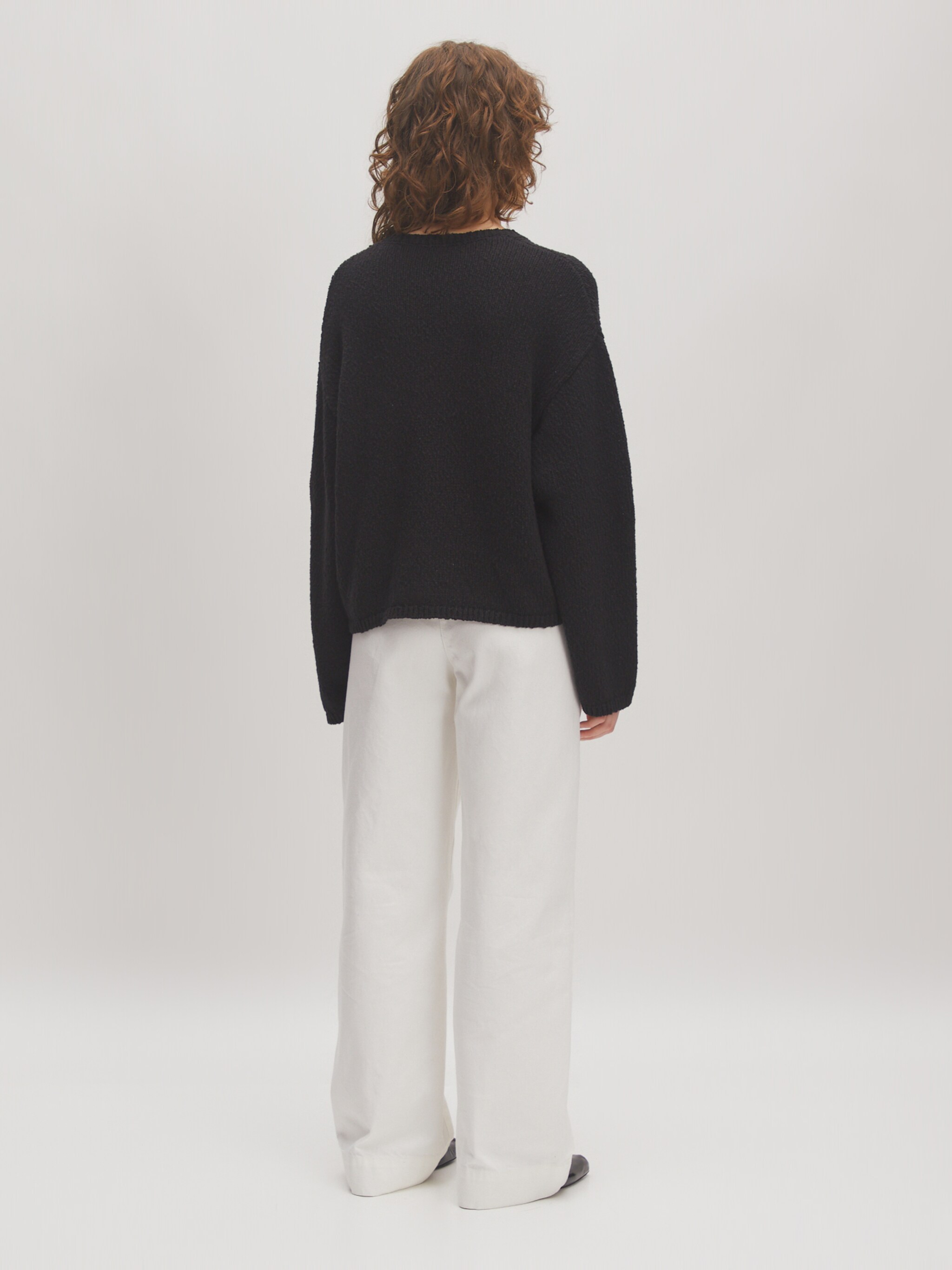 EDITED Producten Gebreid vest 'Salma' Zwart