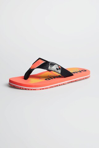 CAMP DAVID T-Bar Sandals in Orange