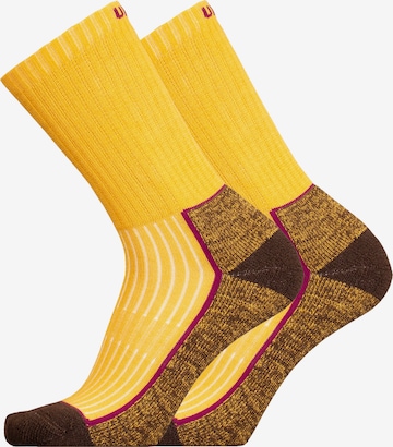 UphillSport Athletic Socks 'SAANA' in Yellow: front
