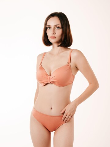 BREEZERA Bikini Bottoms in Orange: front
