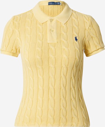 Pull-over Polo Ralph Lauren en jaune : devant