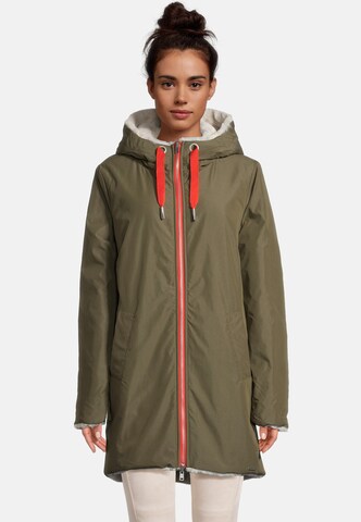 Manteau mi-saison 'Javin' RINO & PELLE en vert : devant