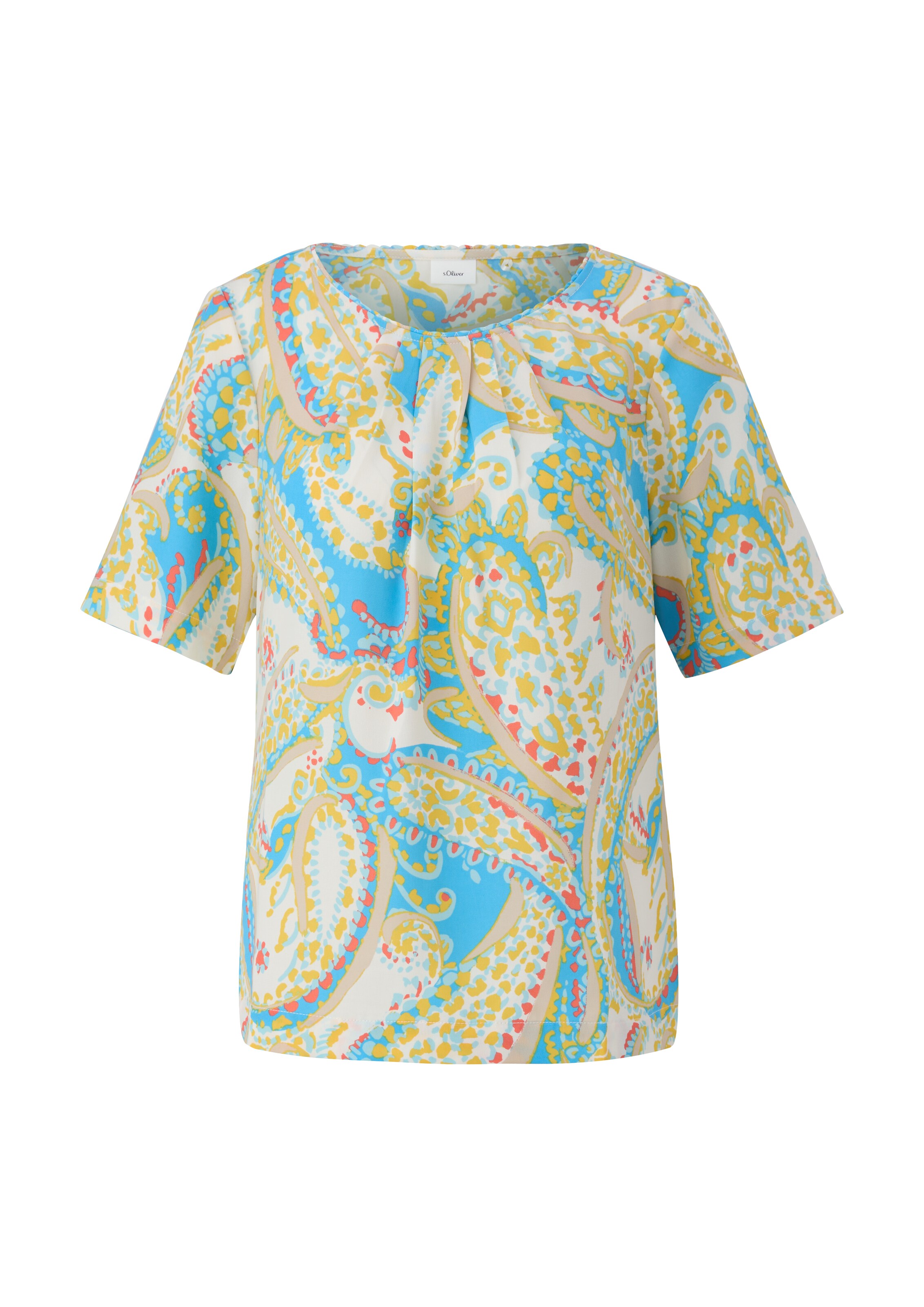 s.Oliver BLACK LABEL Bluza | bež barva: sprednja stran