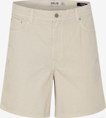 Pantaloni ' SDRYAN COLOUR SHO ' di !Solid in beige: frontale