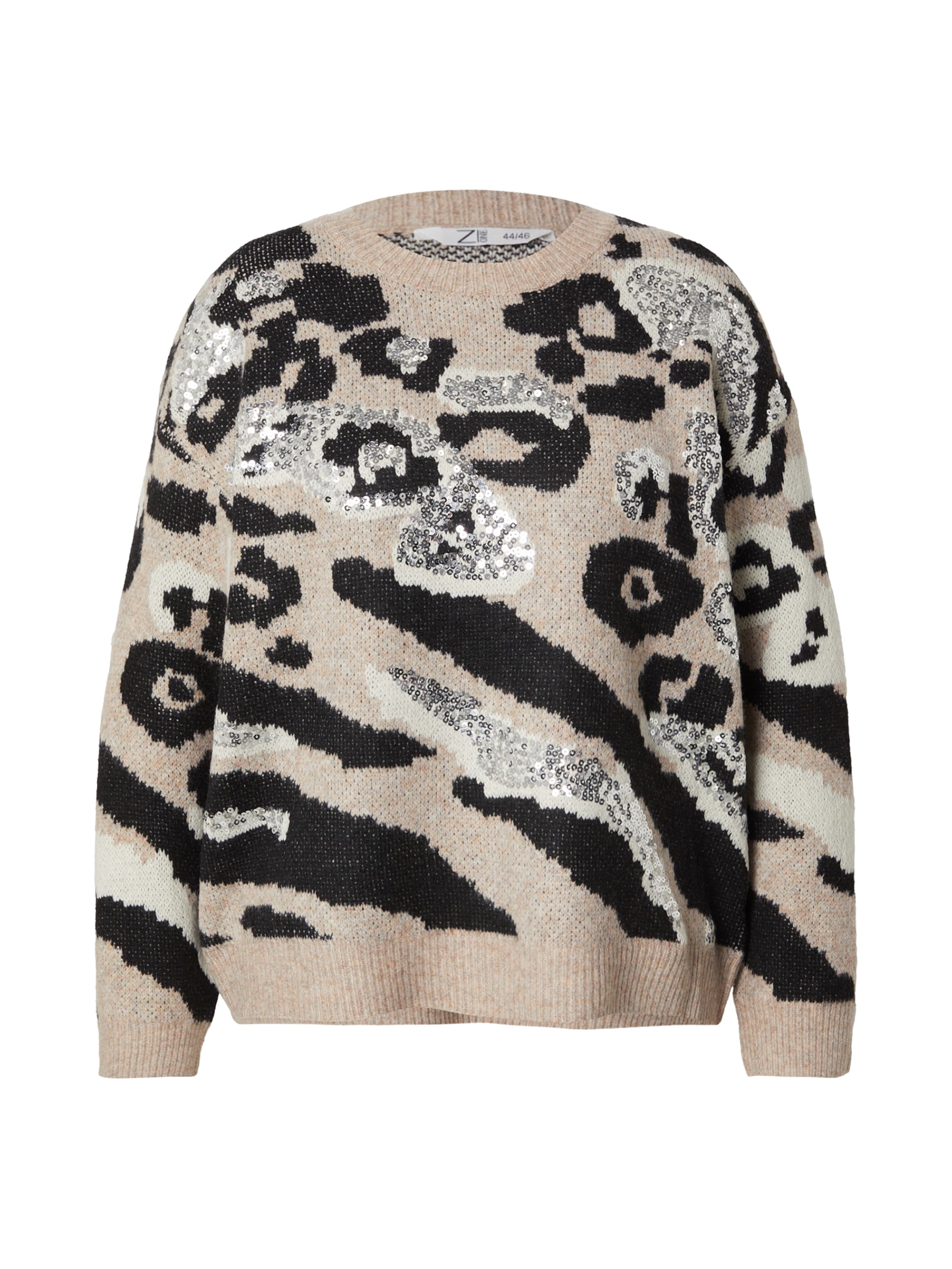 Z-One Svetr 'He44ather' – béžová: přední strana