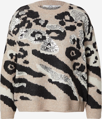 Z-One Свитер 'He44ather' в Бежевый: спереди