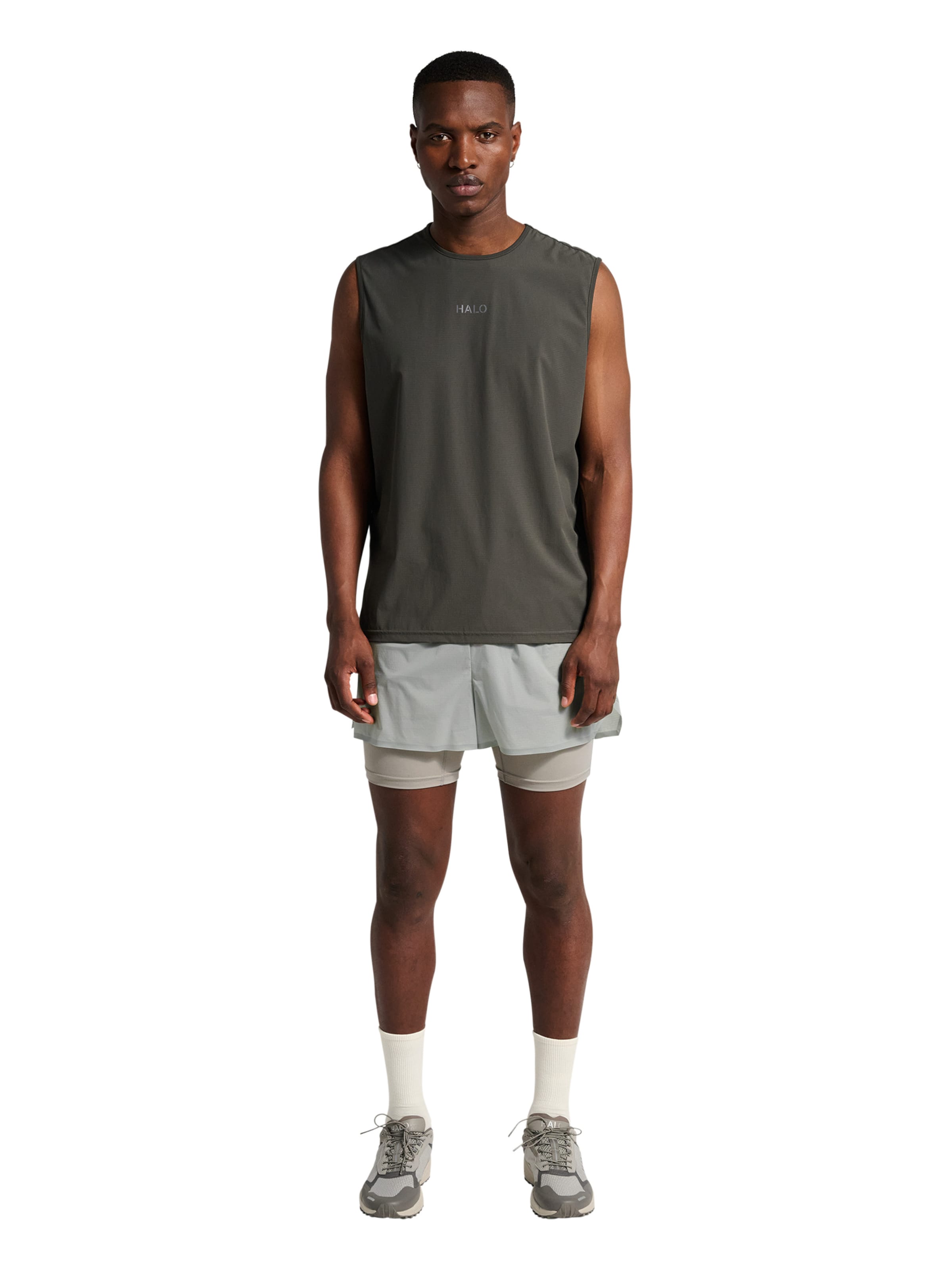 HALO Skinny Trousers in Grey