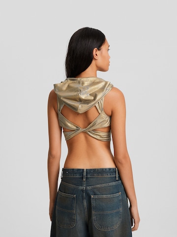 Bershka Top in Goud