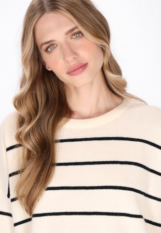 Pull-over DreiMaster Vintage en blanc