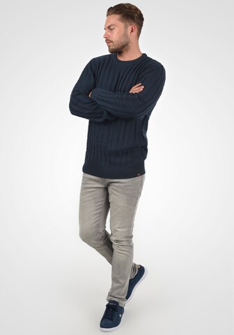 INDICODE JEANS Strickpullover 'Pauletta' in Blau