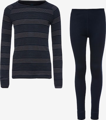 ODLO Sportunterwäsche 'Active Warm' in Schwarz: Vorderseite