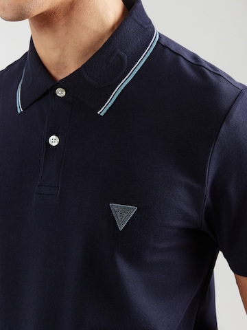 GUESS Tričko 'NOLAN' – modrá