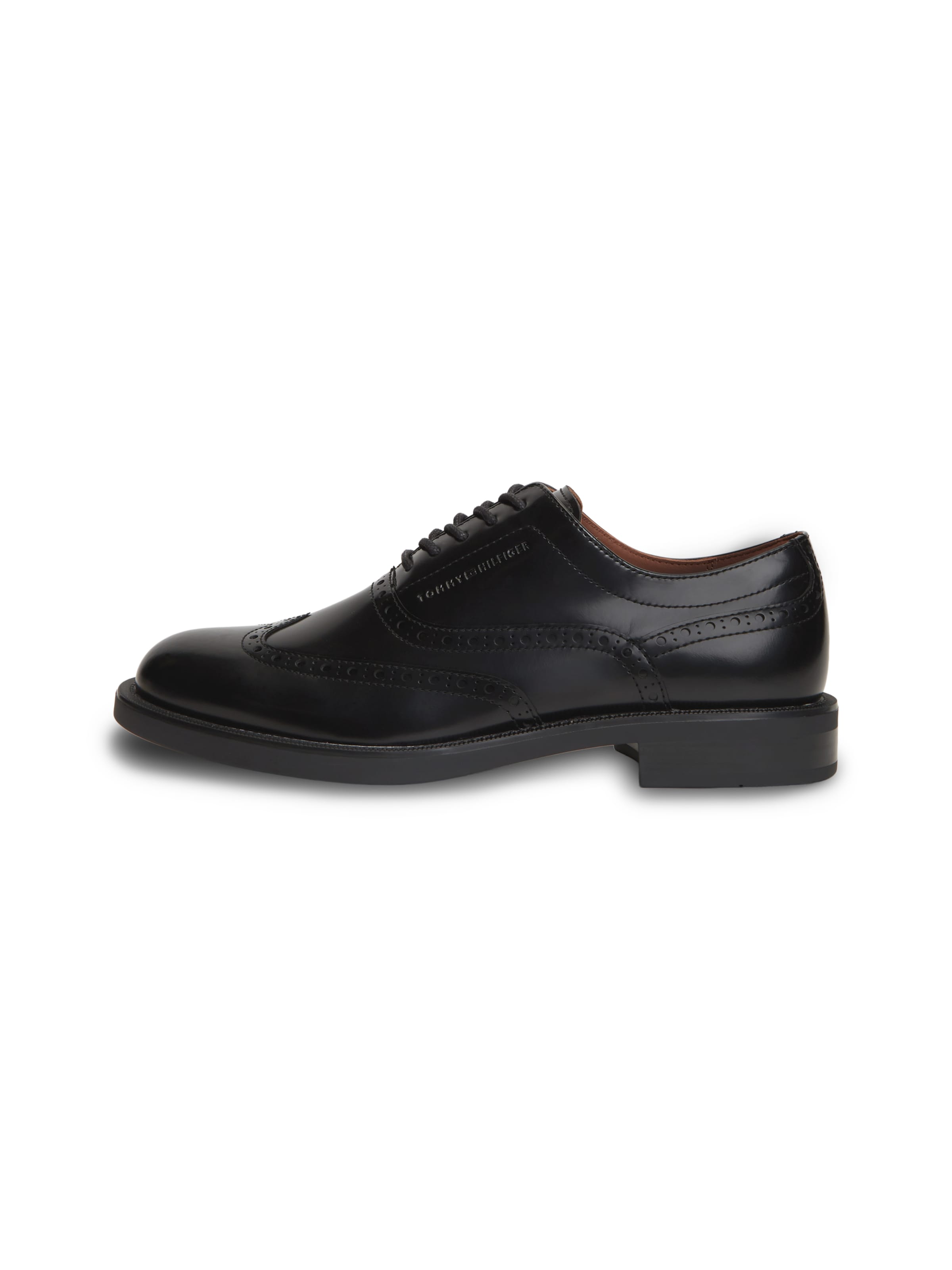 Scarpa stringata di TOMMY HILFIGER in nero: frontale