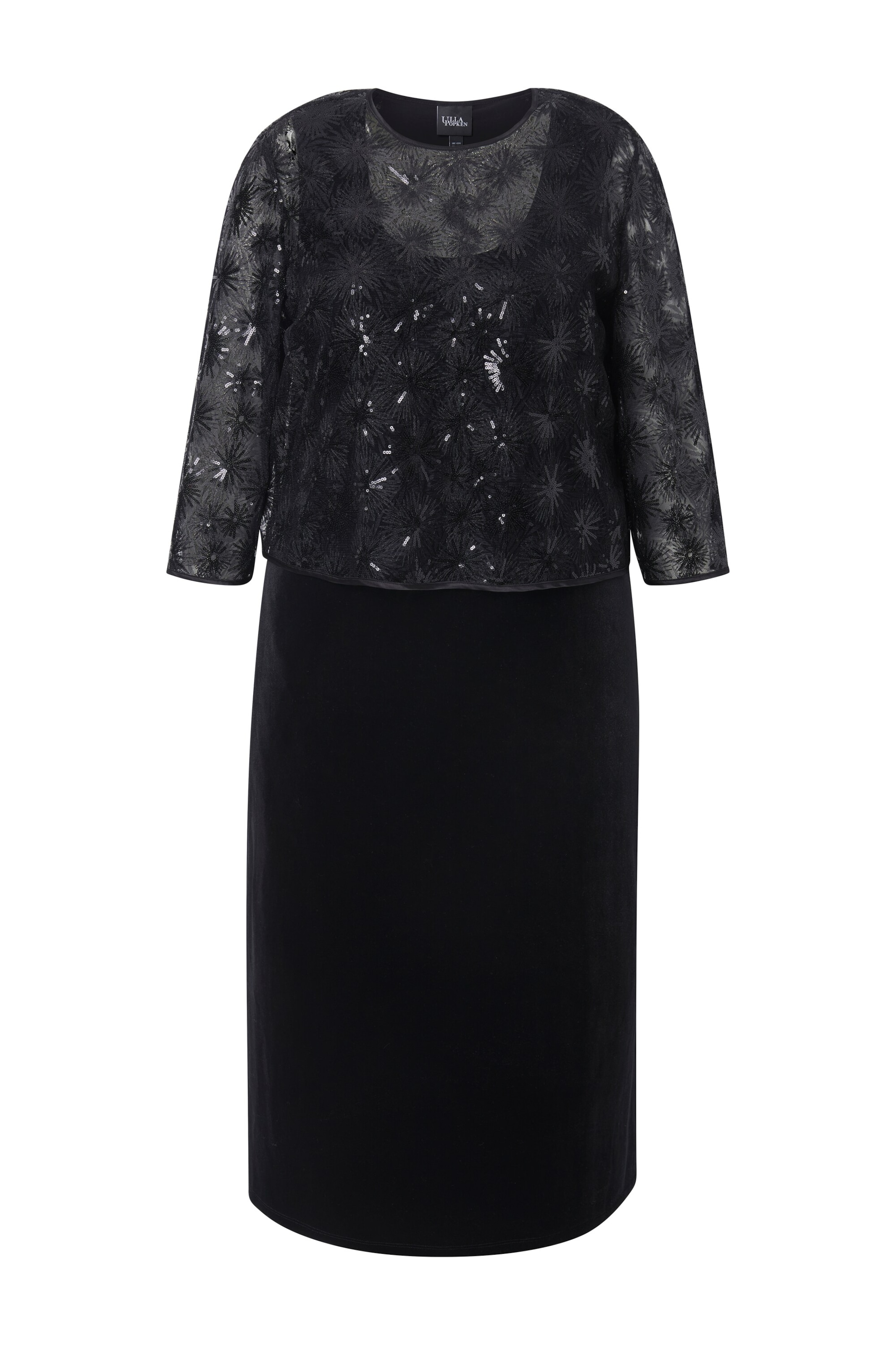 Ulla Popken Dress in Black: front