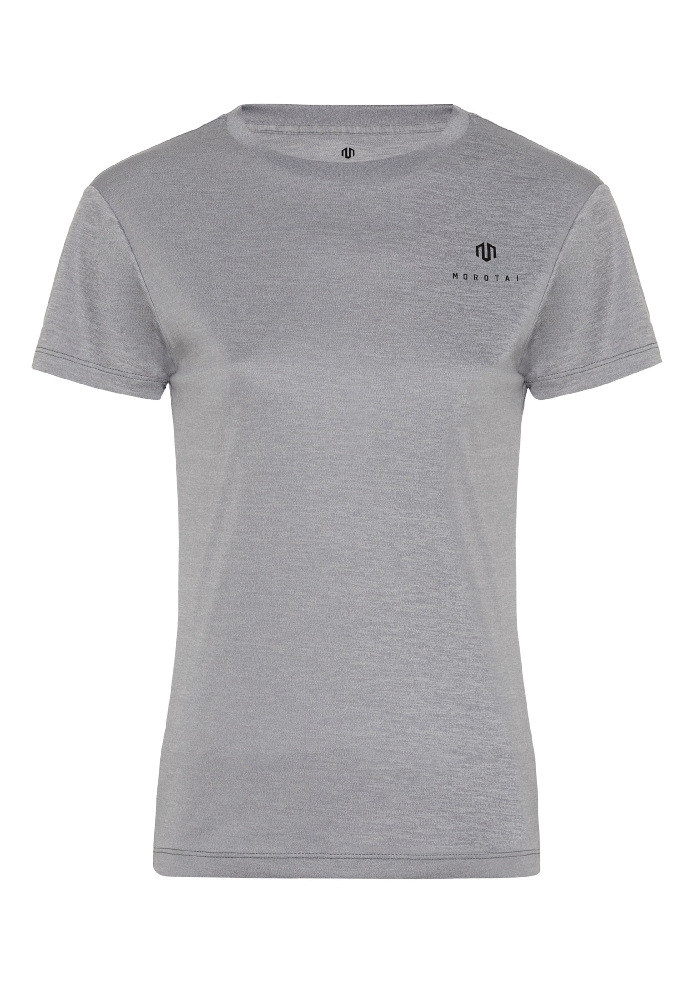Maglia funzionale 'Naka' di MOROTAI in grigio: frontale