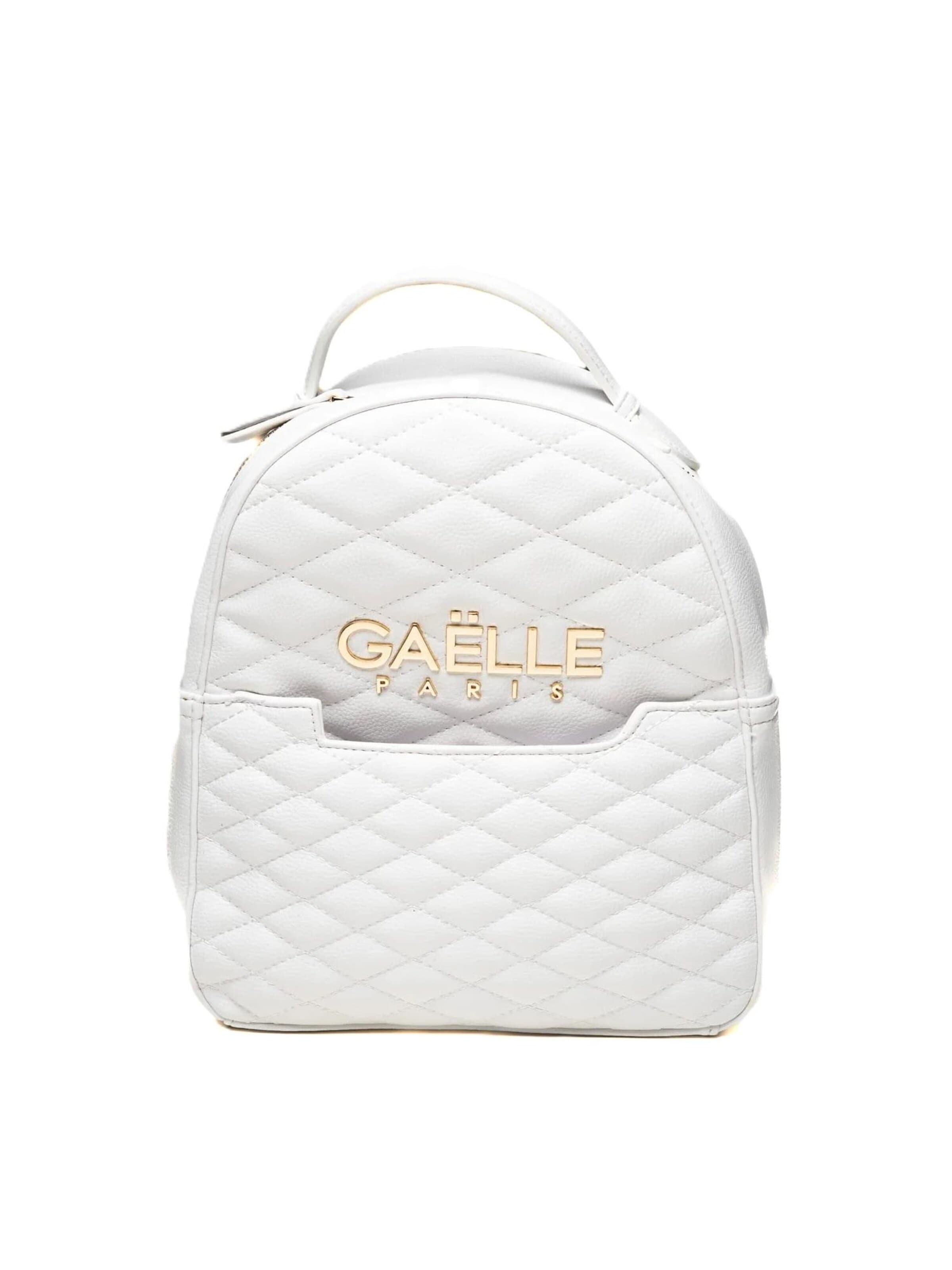 Gaelle Paris Backpack 'GAACW03081' in White: front