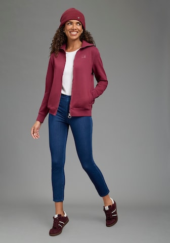 OCEAN SPORTSWEAR Sweatjacke in Rot