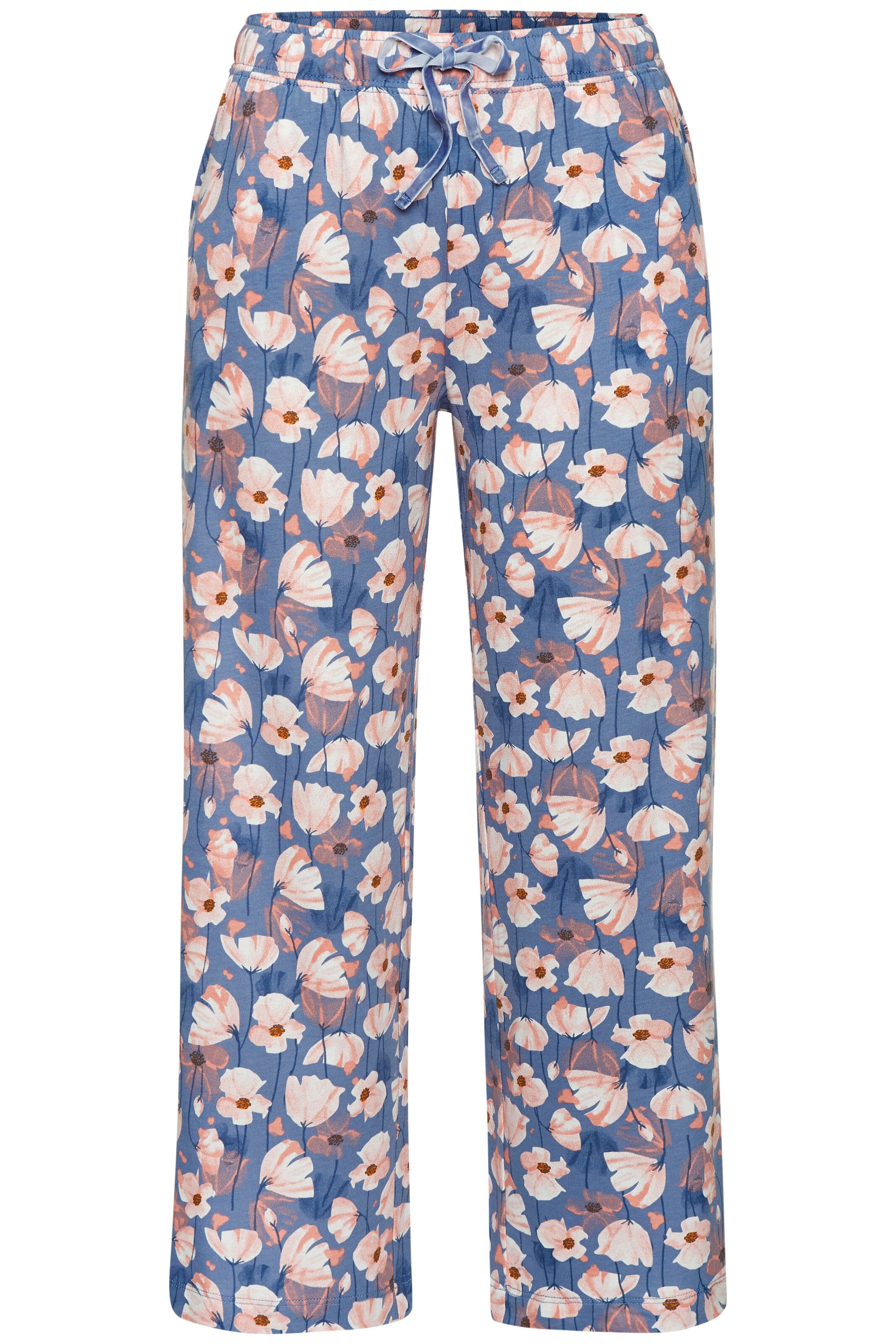 VIVANCE Pajama Pants in Blue: front