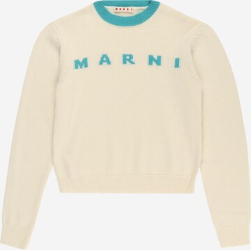 Pull-over Marni en beige : devant