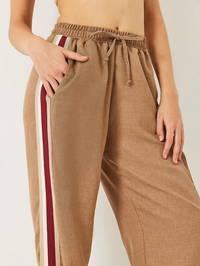 Bianco Lucci Παντελόνι σε καμηλό / ανοικτό μπεζ / βουργουνδί, Άποψη προϊόντος