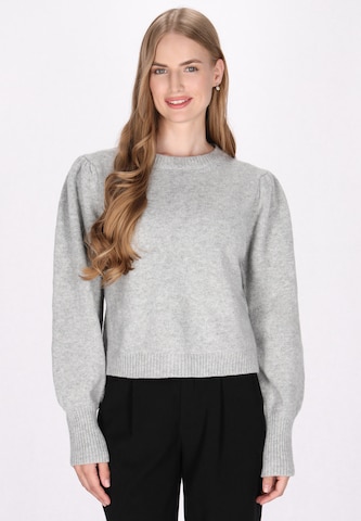 DreiMaster Klassik Sweater in Grey: front