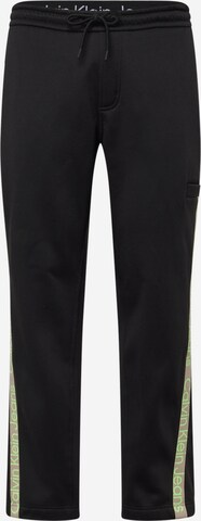 Loosefit Pantalon Calvin Klein Jeans en noir : devant