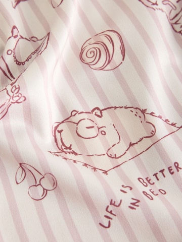 Next Schlafanzug 'Capybara' in Beige