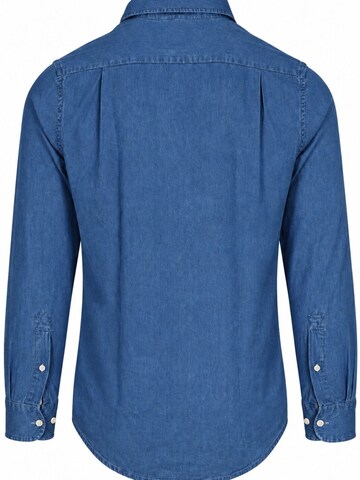Coupe slim Chemise Suitable en bleu
