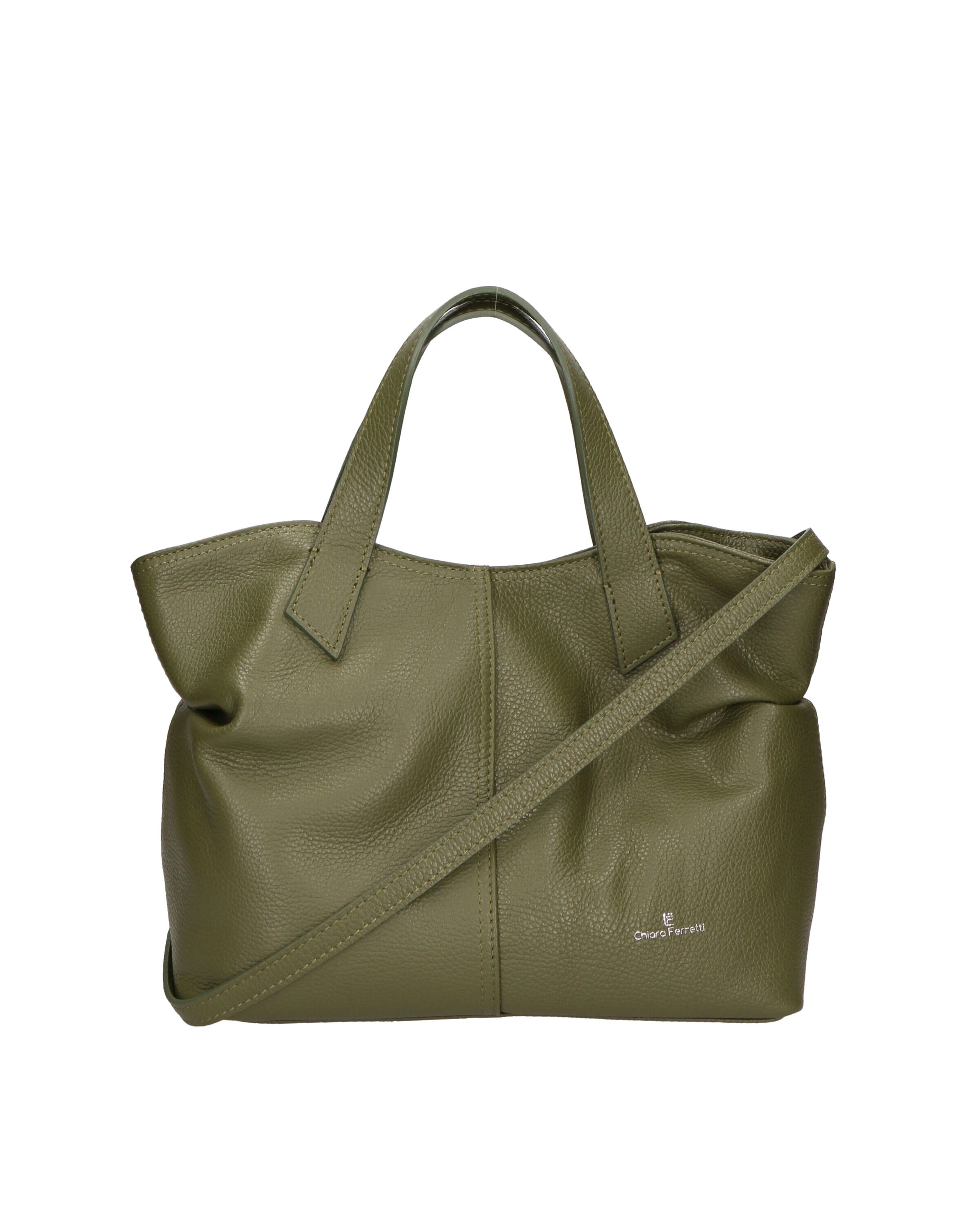 Chiara Ferretti Schultertasche in Grün: Vorderseite