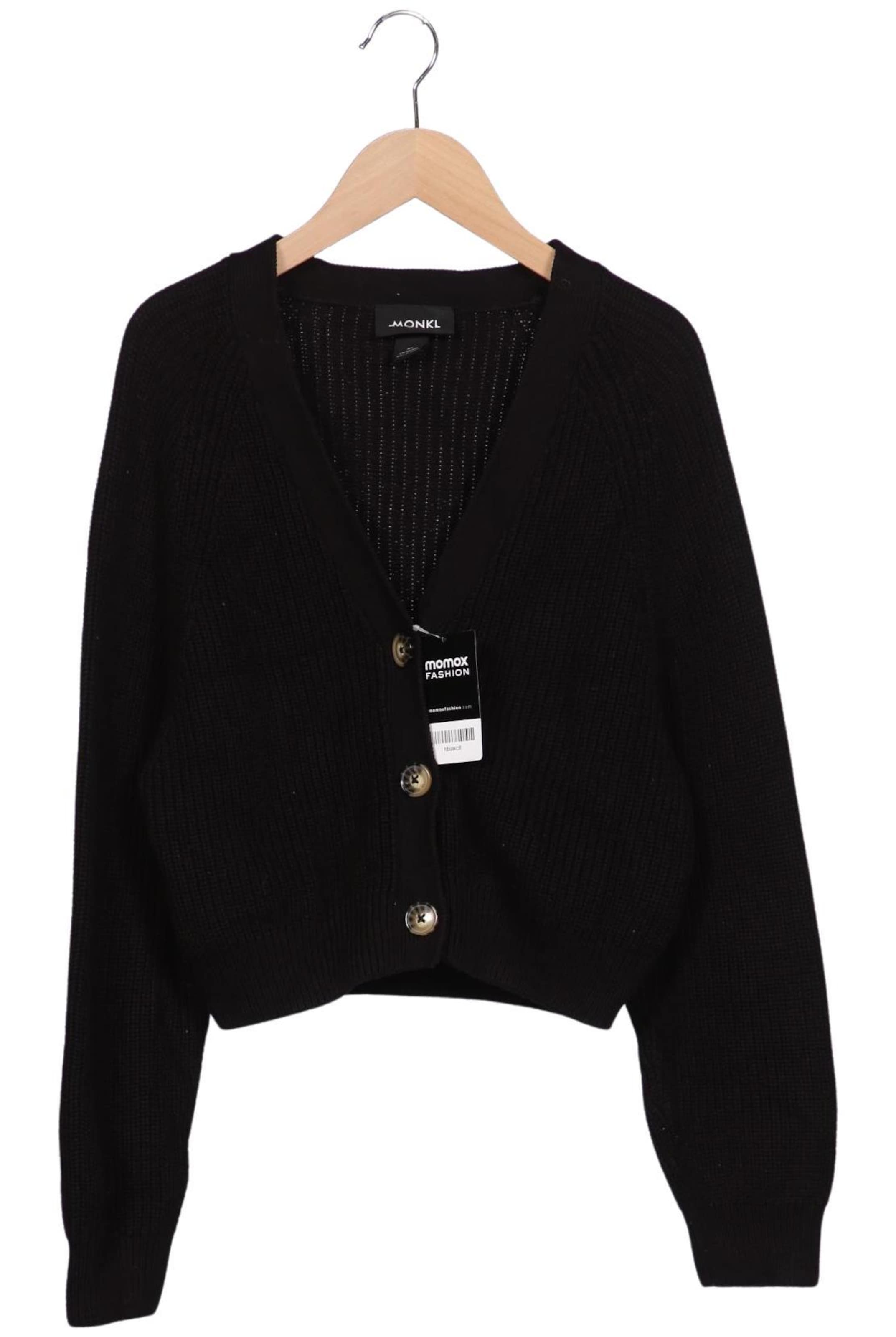 Monki Strickjacke XS in Schwarz: Vorderseite