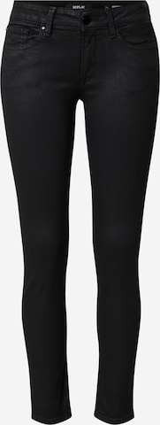 REPLAY Skinny Jeans 'New Luz' in Black: front