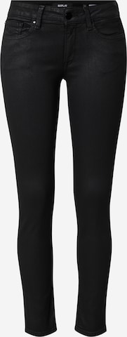 REPLAY Skinny Jeans 'New Luz' in Schwarz: predná strana