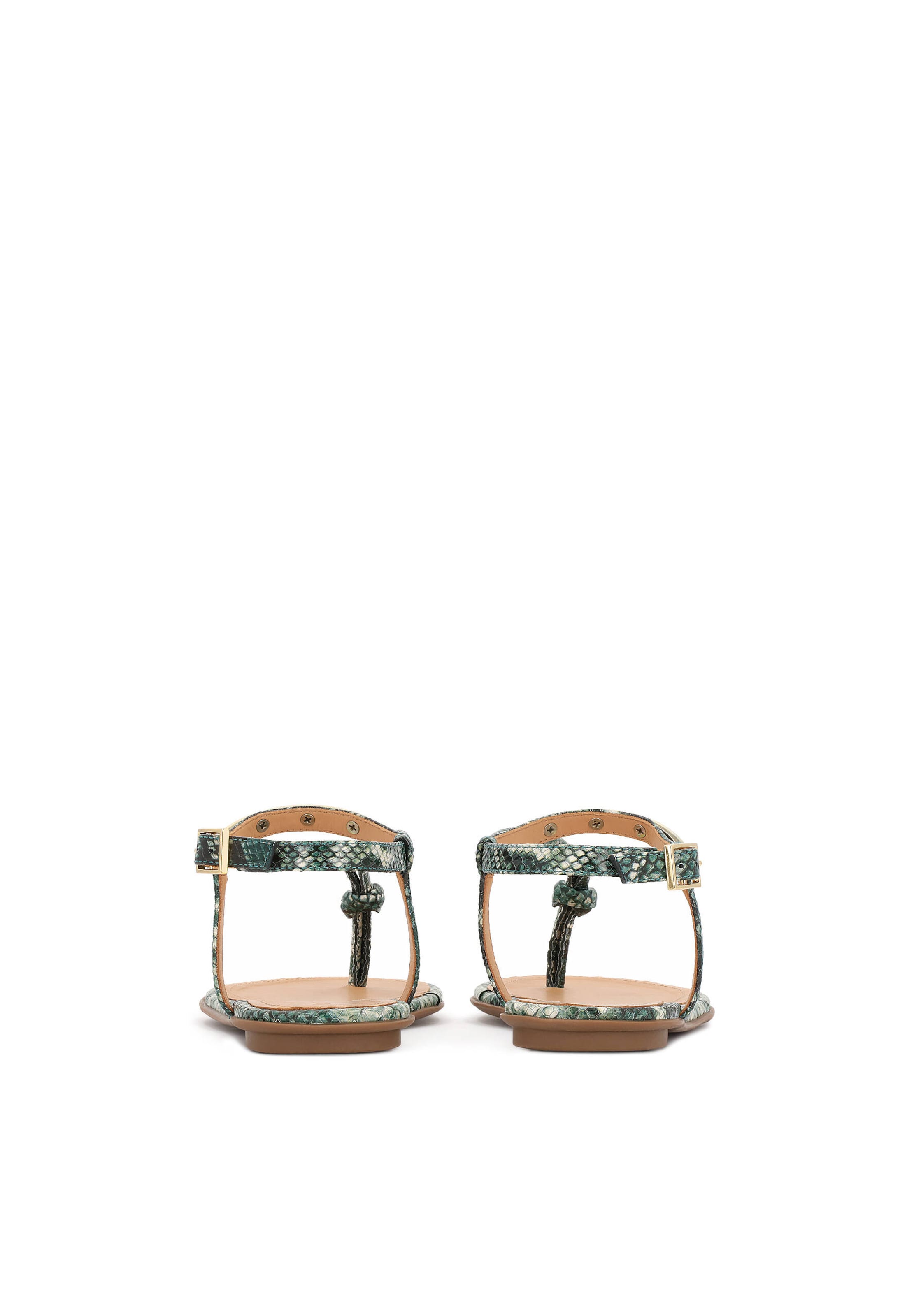 Kazar - Sandalias de dedo en verde