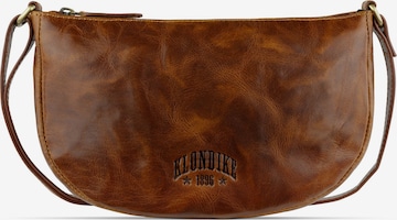 KLONDIKE 1896 Shoulder Bag 'Mountain' in Brown: front