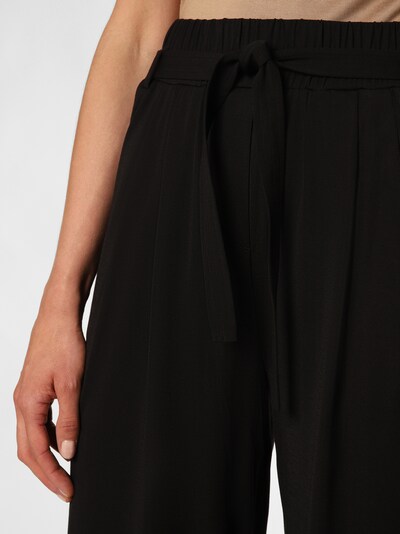 COMMA Pantalon à pince en noir, Vue avec produit