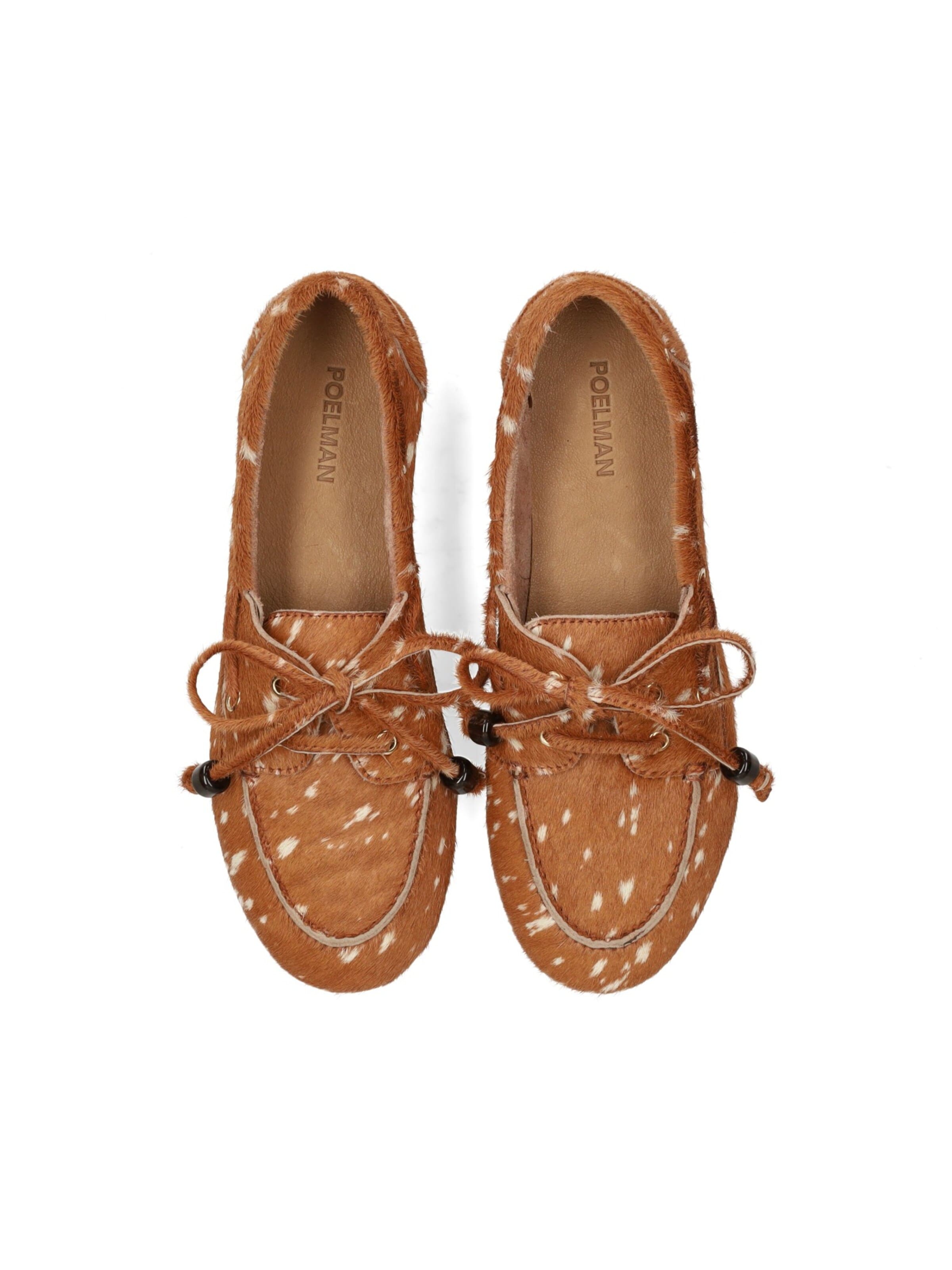 Poelman Instappers 'Poelman MIRA Damen Loafer' in Bruin