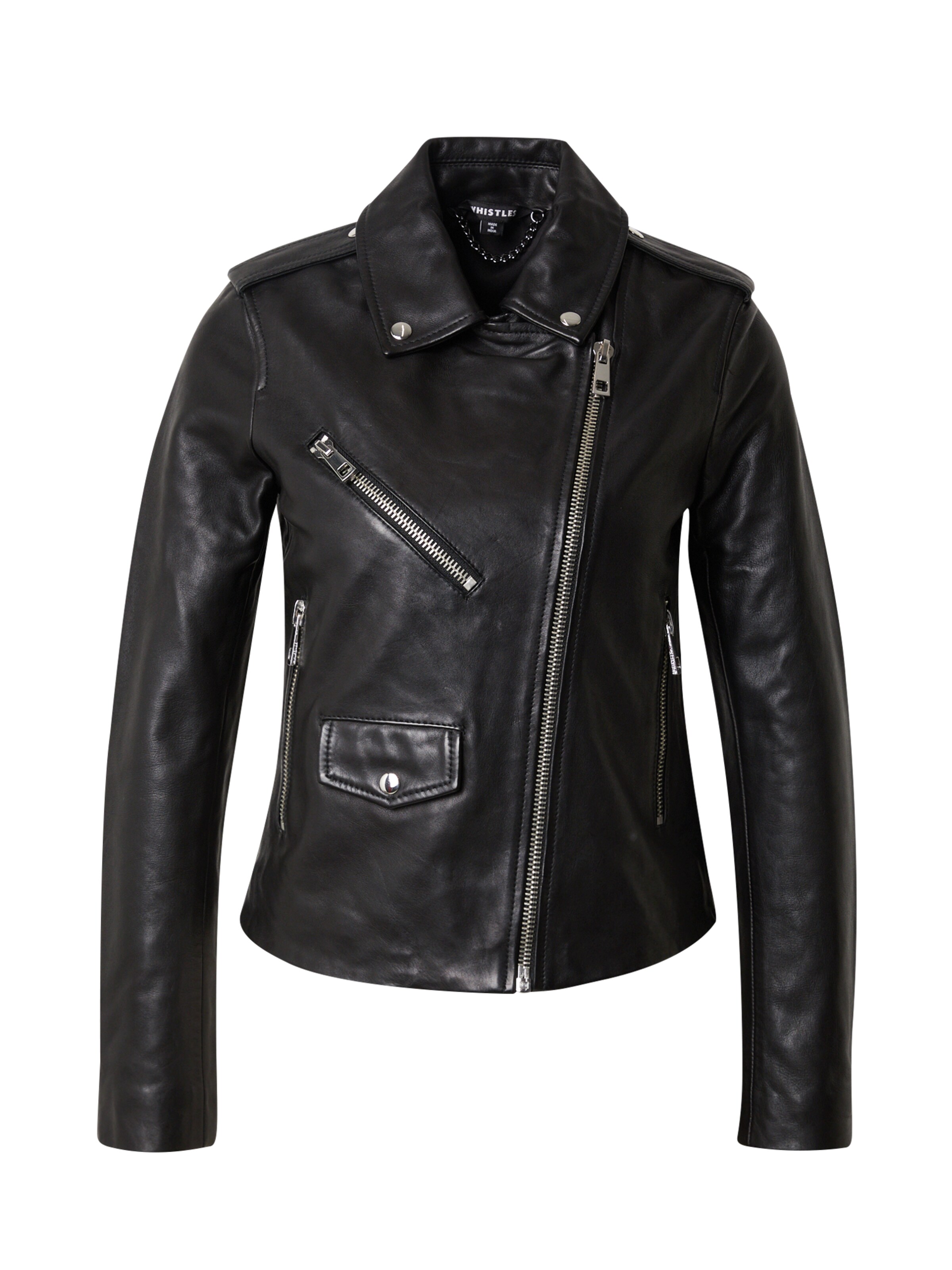 Whistles Between-Season Jacket in Black: front
