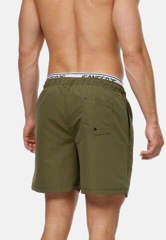 INDICODE JEANS Zwemshorts 'Solomon' in Groen