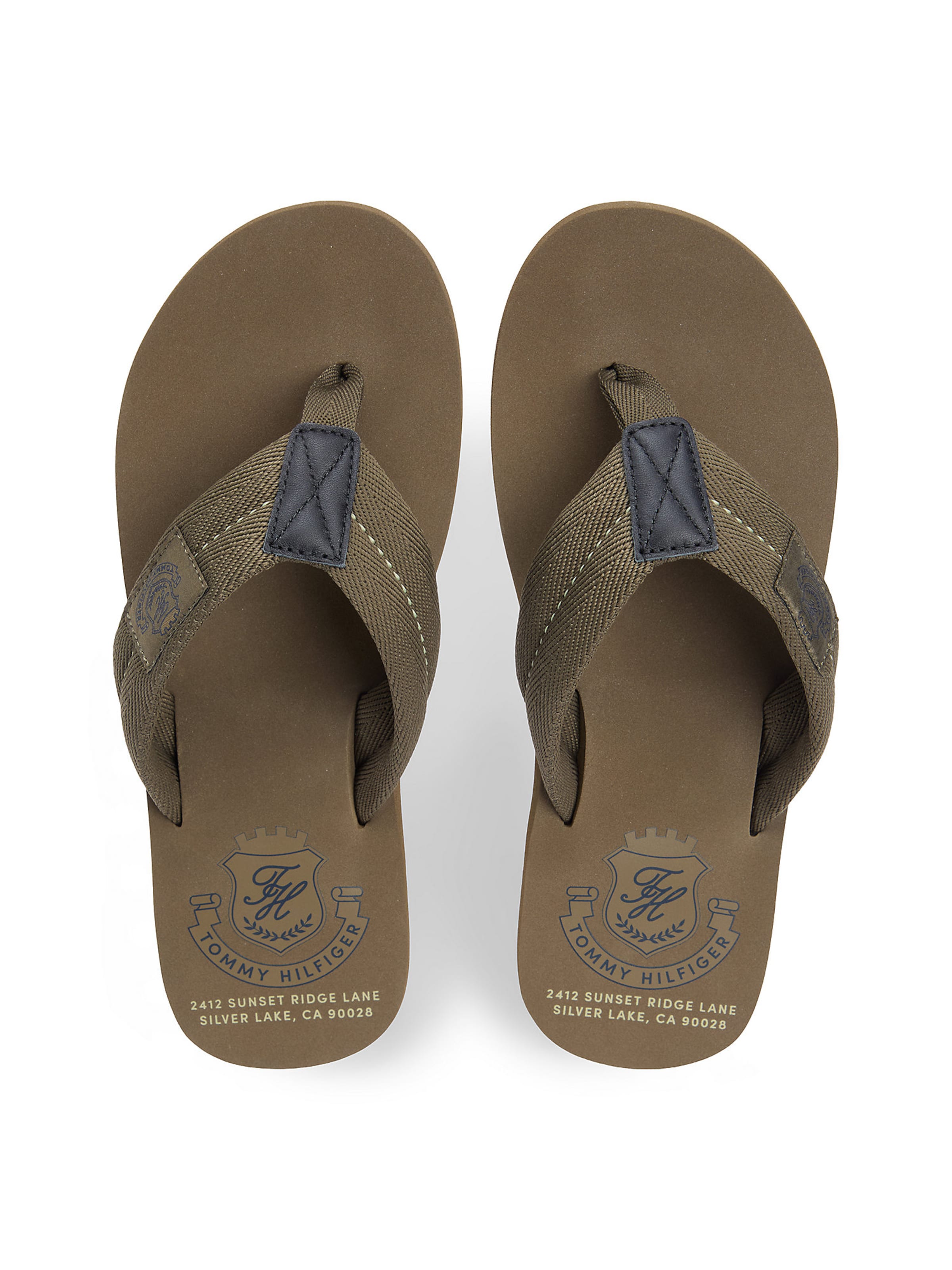 TOMMY HILFIGER T-bar sandals in Beige